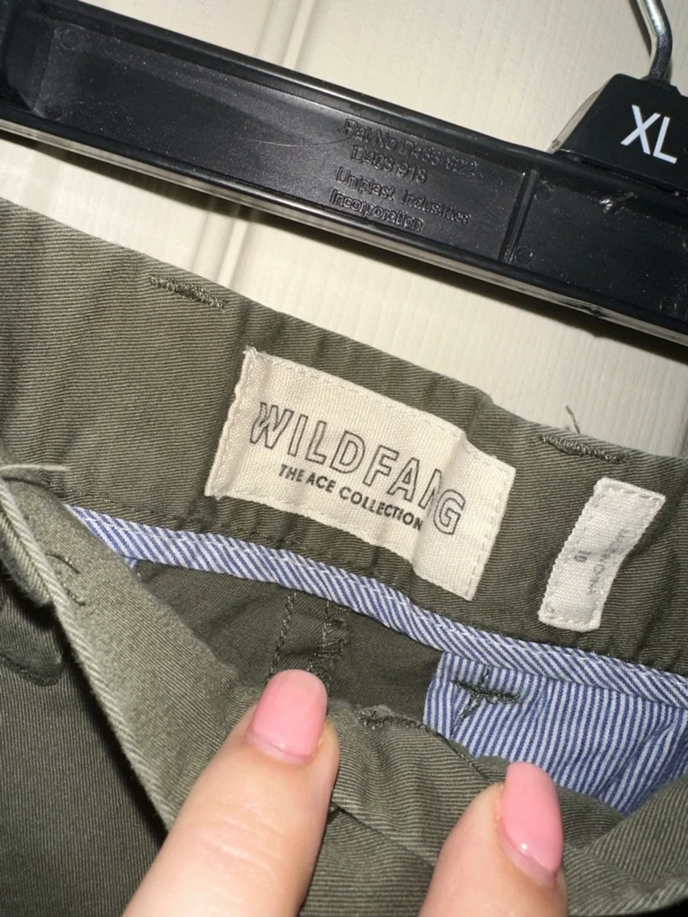 Wildfang Ace collection trousers Olive Chino Pants 10